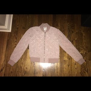 Lucky Brand Dusty Pink Quilted Jacket